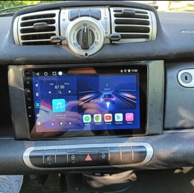 Android 13 Autoradio 9" GPS WiFi per Smart 451 Fortwo Forfour (2005–2015) - Immagine 1 di 4
