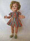 18” Composition Shirley Temple by Ideal, Original Tagged Movie Outfit, 1935