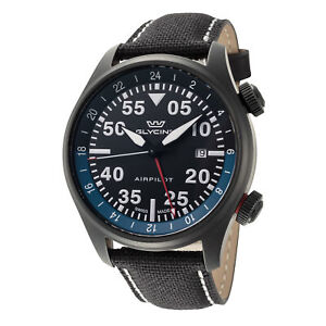 Glycine Men's GL0437 Airpilot GMT 44mm Quartz Watch