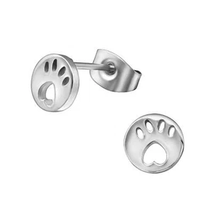 Clous d'oreille acier Patte Animale - Imagen 1 de 1