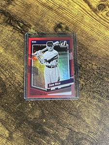 2023 Panini Donruss Baseball #164 Sam Rice Holo Red #/2023