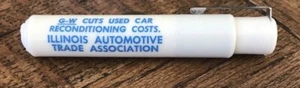 VTG 1970's ~ LISTO TEACHER CHALK HOLDER G-W ILLINOIS AUTO TRADE ASSOCIATION ~ IL - Picture 1 of 6