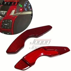 Red Carbon Paddle Shifters For Lexus RC300 RC350 RC F Sport 2015 2016 2017-2018 - Picture 1 of 10