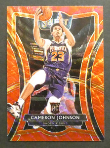 2019-20 Panini Select Prizm Red Wave Rookie RC Cameron Johnson #154 Phoenix Suns
