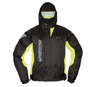 Modeka Ax Dry II Motorrad Regenjacke  Gr. XXL - Schwarz Gelb - Bild 1 von 4