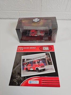 CAIXA LACRADA DE FÁBRICA ATLAS EDITIONS CLASSIC FIRE ENGINE MERCEDES-BENZ L319 - Imagem 1 de 4
