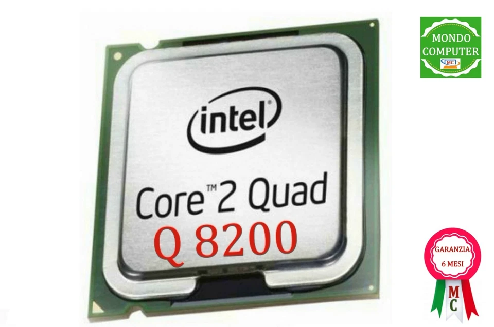 PROCESSORE SOCKET 775 INTEL® QUAD CORE™ Q8200 _ 2.33 GHz / 4M / 1333 - Immagine 1 di 1