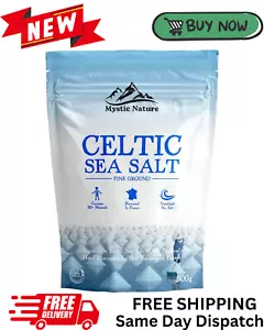 Celtic Sea Salt-500g | Fine Ground | 100% Natural Sea Salt With 82+ Minerals UK - Picture 1 of 6