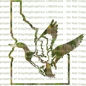 Camuflaje Camuflaje Idaho ID Pato Cazador Caza Vinilo Calcomanía Adhesivo Aves Dracos Coche - Imagen 1 de 1