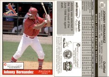 Johnny Hernandez 2009 Choice Long Island Ducks #25 Card *AutographDen*