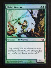 Elvish Warrior FOIL Morningtide NM MTG Magic the Gathering