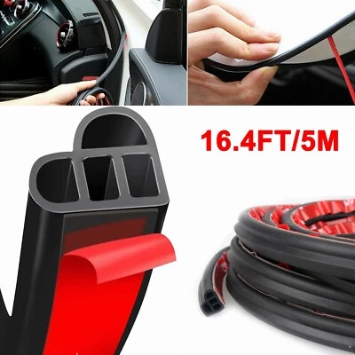 For Toyota 5M Auto Car Door Trunk Seal Strip L-Shape Rubber Weather Strip Edge - Image 1 of 4