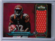 2012 TOPPS TRIPLE THREADS MOHAMED SANU ROOKIE JUMBO RELICS JERSEY /99 BENGALS