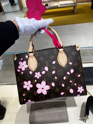 Louis Vuitton x Takashi Murakami On The Go Monograma Autenticado 2025 NUEVO Foto 1 de 4