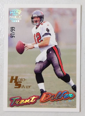 TRENT DILFER 1999 PACIFIC PARAMOUNT HOLO-SILVER /99 #228 (#BDT27) - Image 1 of 4
