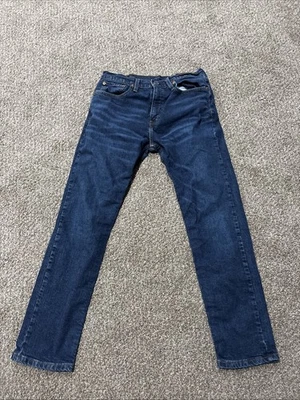 Levi’s 502 Regular Tapered Blue Denim Jeans Size 31x30 Pants Stretch Men's - Image 1 of 3