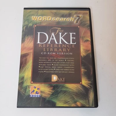 The Dake Reference Library CD-ROM Version Word Search 7 Christianity Bible - Image 1 of 4