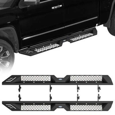 Barras de paso para barra de correr aptas para Chevy Silverado/GMC Sierra 1500 2500HD 3500HD 07-19 Foto 1 de 4