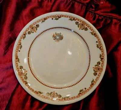 The Rice Hotel Houston TX 9.25" Plate By Shenango - Image 1 of 4