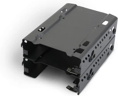 Phanteks - Stackable 3.5" HDD Bracket Duo Pack Cases PH-HDDKT_03,Black Black  - Image 1 of 4