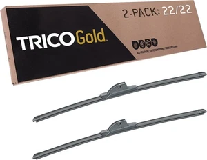 TRICO Gold 22" + Premium Automotive Replacement Windshield Wiper Blades... - Bild 1 von 8