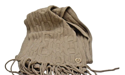 Calvin Klein Knit Scarf Heathered Almond A0KS6194 New! NWT - Image 1 of 4