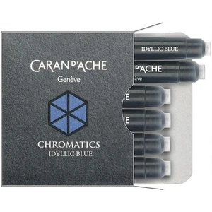 Caran d'Ache CD8021.14 Ink Cartridges - Idyllic Blue (Pack of 6) - Bild 1 von 2
