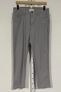 Rye 51 Pants Men's 31x32 The Voyager Performance 5 Pocket Grey Athleisure - Picture 1 of 9