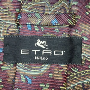£140 ETRO MENS MULTI-COLOUR PAISLEY PRINT SILK TIE ITALIAN MADE Y4 - Picture 1 of 10