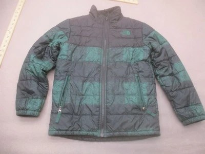 Chaqueta de piel The North Face talla M (10/12) multicolor reversible bolsillos 608 Foto 1 de 4