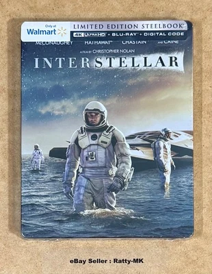 INTERSTELLAR - USA IMPORT 4K + BLU RAY STEELBOOK - NEW (READ DESCRIPTION) - Image 1 of 4