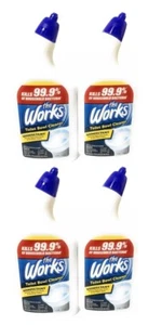 4 PACK, The Works Toilet Bowl Cleaner, Removes Stains, 24 Fl. Oz. bottles - Picture 1 of 5