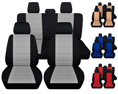 Fundas de asiento de coche delanteras y traseras para Kia Soul 2011 a 2015 26 colores Foto 1 de 4