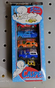 Coche fundido a presión Casper The Friendly Ghost 1:64 de colección paquete de 5 campeones de carreras 1999 - Imagen 1 de 5