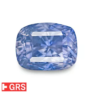 GRS & IGI Certified CEYLON Blue Sapphire 6.40 Ct. Natural Untreated VELVETY BLUE - Picture 1 of 6