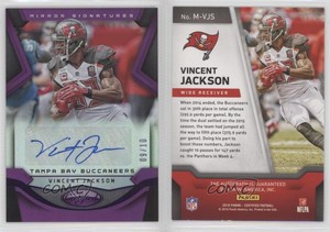 2016 Certified Mirror Signatures Purple /10 Vincent Jackson #M-VJS Auto