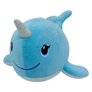 Build a Bear BAB Narwal Blauwal Glitzer Einhorn des Meeres Glitzer Plüschtier 17 Zoll - Bild 1 von 10