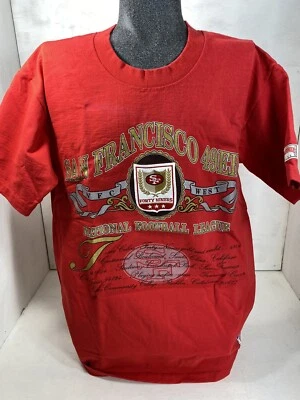 Vintage San Francisco 49ers Niners NFL Football Shirt - Patch - 1990s - Medium - Image 1 of 4