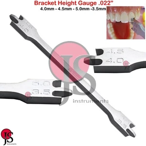 Orthodontic Instruments Dental Bracket Height Gauge Positioning 022 Ortho - Picture 1 of 4