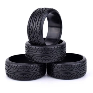 4x AUSTAR Flat Speed Medium Grain Drift Reifen 26mm Für 1/10 TAMIYA HPI RC Car - Bild 1 von 10