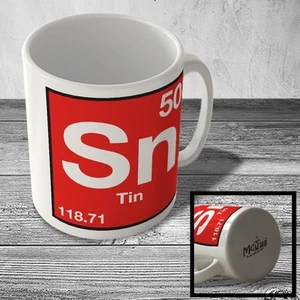 MUG_ELEM_075 (50) Tin - Sn - Science Mug - Picture 1 of 1