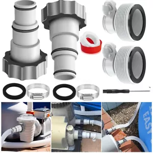 4PCS Poolschlauch Adapter Adapter A und Type B Schlauchadapter für Intex Pool - Bild 1 von 12