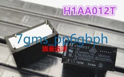 2 PCS NEW H1AA012T F.T Fujitsu 12VDC Relay 12V 10A 4-pin - Image 1 of 3