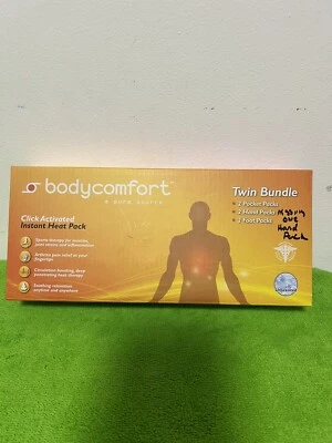 BODY COMFORT TWIN BUNDLE HEAT PACK HANDS FEET POCKETS  - Image 1 of 2