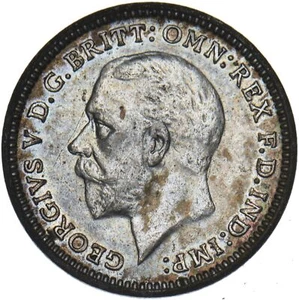 Threepence 1927 (Impaired Proof) - George V British Silver Coin - Nice - Bild 1 von 2