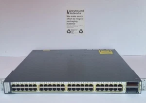 Cisco Catalyst WS-C3750E-48PD-SF 48-Port PoE Switch - Picture 1 of 9