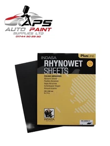Indasa Rhynowet Schleifpapier Blätter 230x280mm Nass und Trocken P400 Körnung 25 Stück - Bild 1 von 2