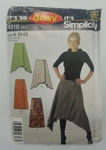 Simplicity Women's Skirt Pattern # 4310 Size A (10-22) UNCUT - Picture 1 of 2