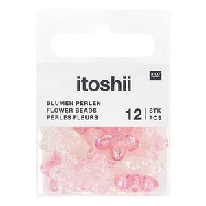 Rico Design itoshii Juego de Cuentas Flores Holográficas 12 Piezas 15x15mm Joyería DIY - Imagen 1 de 2