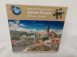Puzzle World Czech City Cesky Krumlov 500 Piece Jigsaw Puzzle Fun Sealed - Picture 1 of 4